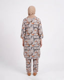 Valuables Women Slub Printed 2Pcs Suit