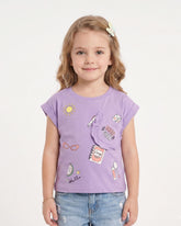 Eminent Girls' Half Sleeves T-Shirt