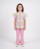 Girls’ Half Sleeves Suit