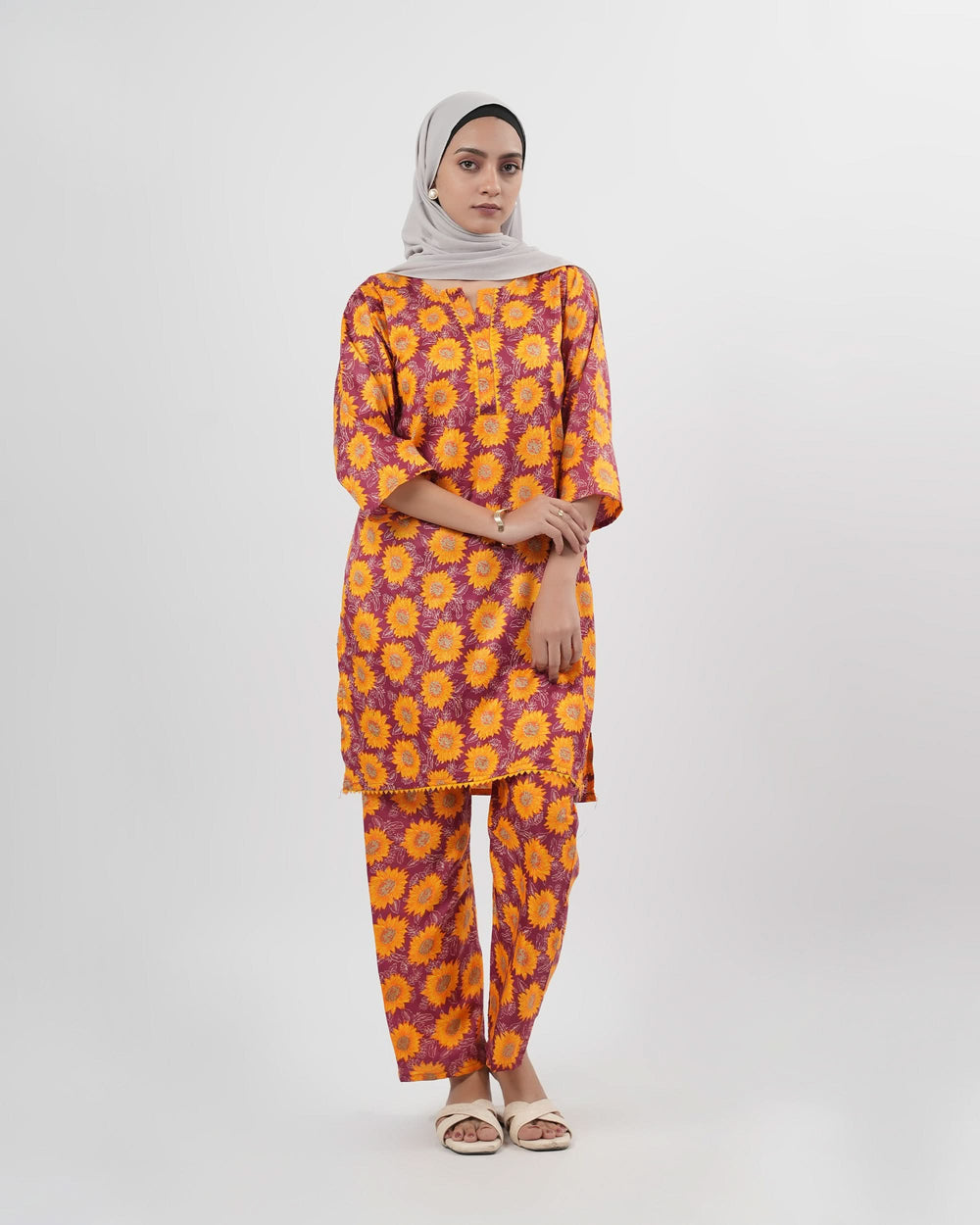 Women's 2Pc Printed Suit