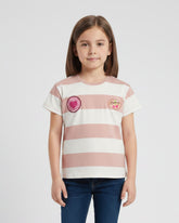 Valuables Girls' Half Sleeves T-Shirt