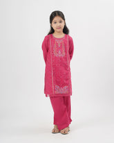Eminent Girls' Signature Embroidered 2Pc Suit