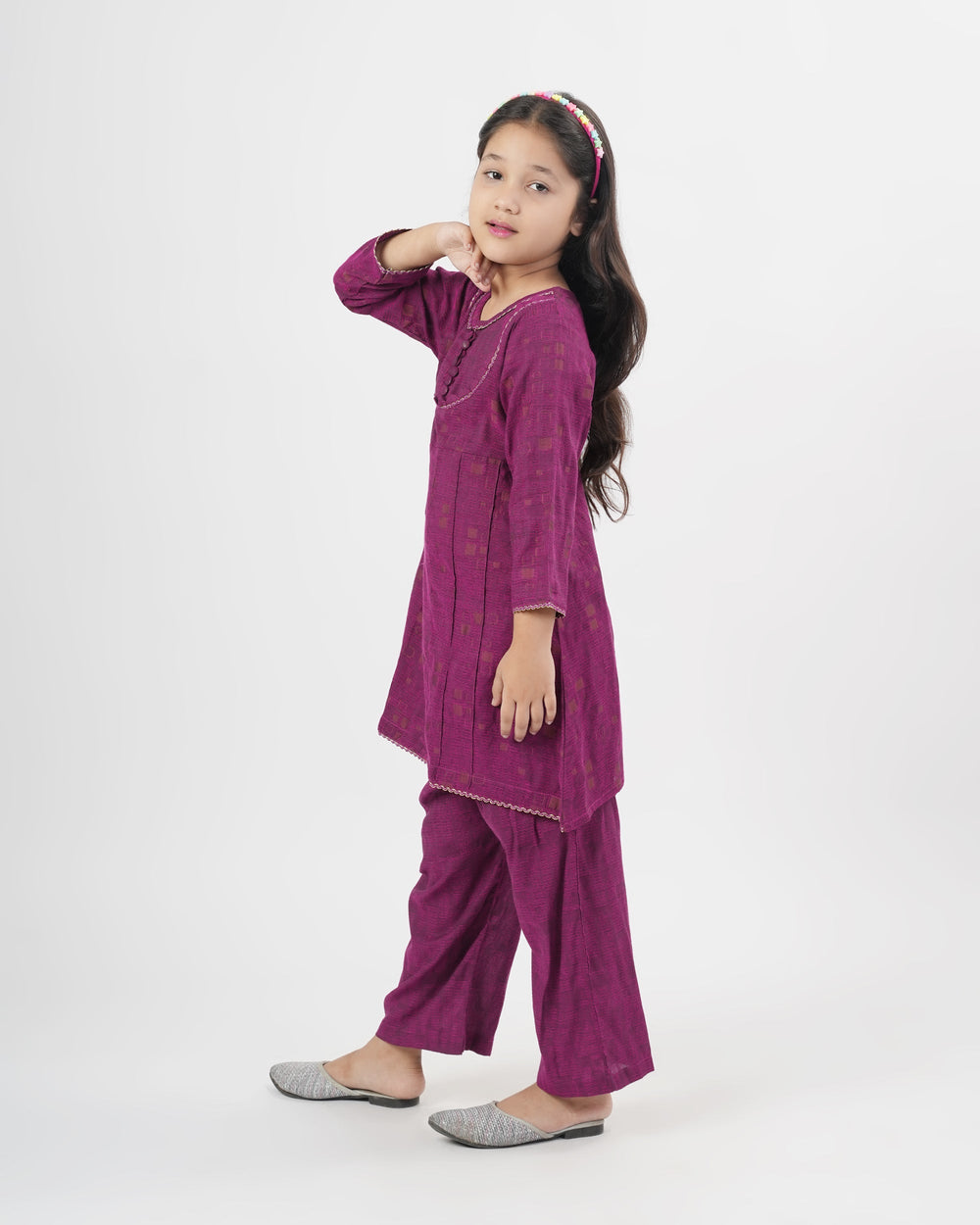 Eminent Girls' Essentials Printed 2Pc Suit