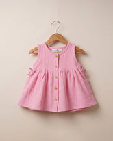 Eminent Newborn Girls Plain Seersucker Frock