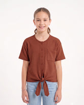 Eminent Girls’ Graphic Textured T-Shirt