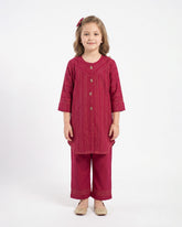 Eminent Girls' Fusion Embroidered Dyed 2Pc Suit