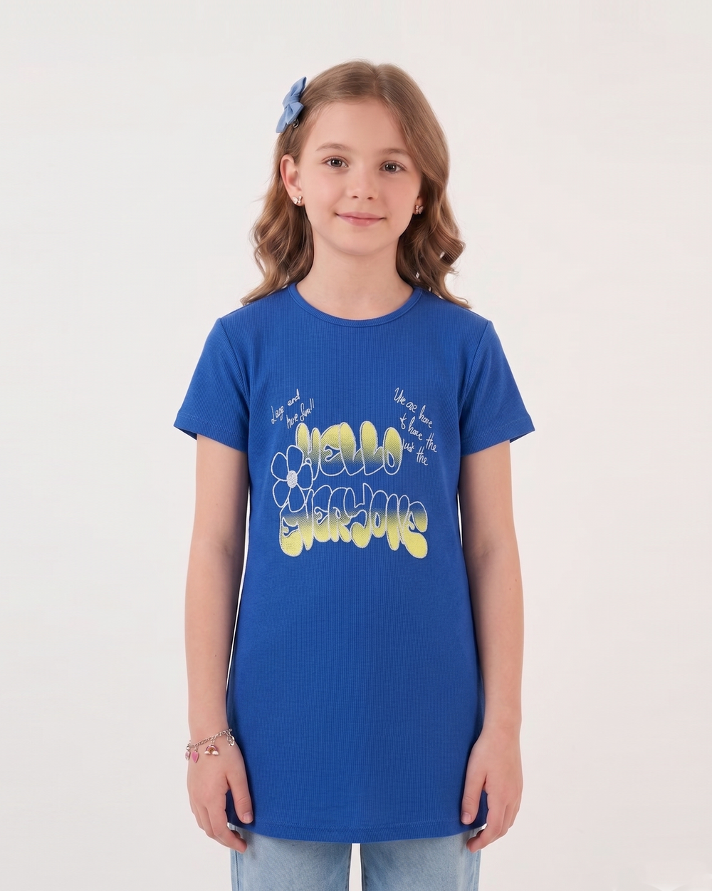 Valuables Girls' Half Sleeves T-Shirt