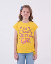Valuables Girls' Half Sleeves T-Shirt