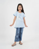 Girl's Half Sleeves Suit