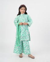 Eminent Essentials Printed 3Pc Suit