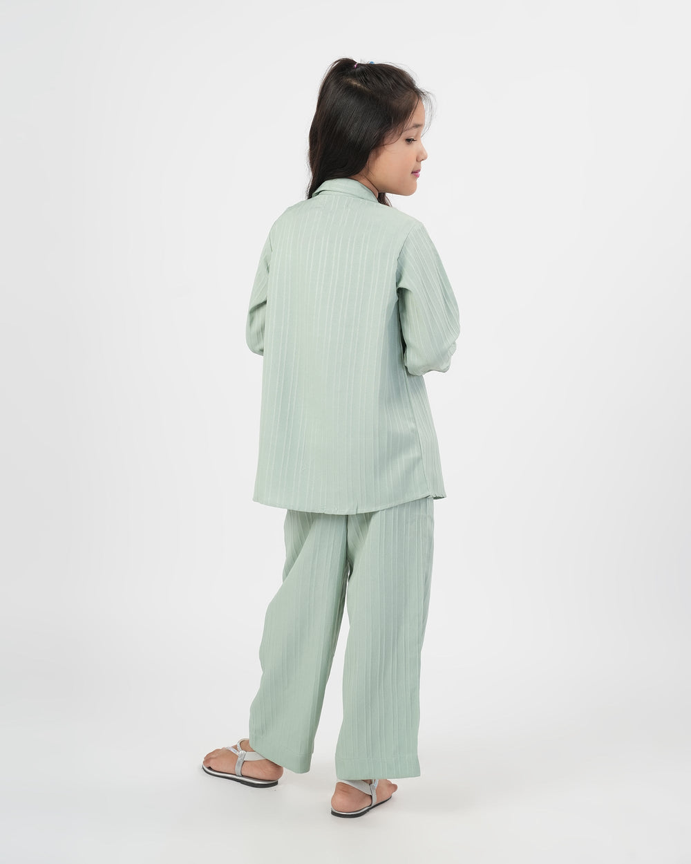 Eminent Girls' Plain Fusion 2pc Suit