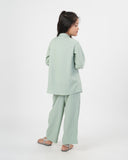 Eminent Girls' Plain Fusion 2pc Suit