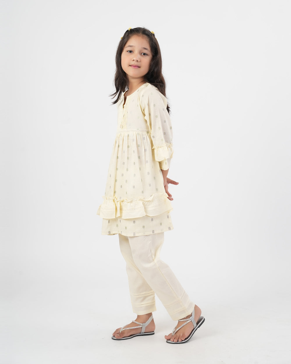 Eminent Girls' Printed Essentials 2Pc Suit