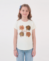 Valuables Girls' Half Sleeves T-Shirt