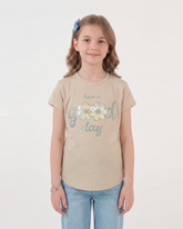 Valuables Girls' Half Sleeves T-Shirt