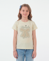 Valuables Girls' Half Sleeves T-Shirt