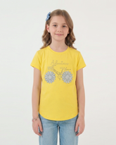 Valuables Girls' Half Sleeves T-Shirt