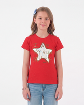 Valuables Girls' Half Sleeves T-Shirt