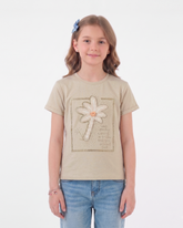 Valuables Girls' Half Sleeves T-Shirt