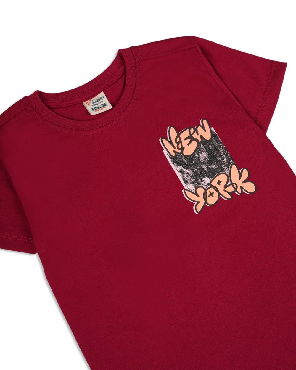 Valuables Boys' Half Sleeves T-Shirt