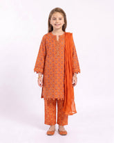 Eminent Girls' Essentials Printed 3 Pc Suit