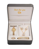 Women's Watch & Jewellery Gift Set
