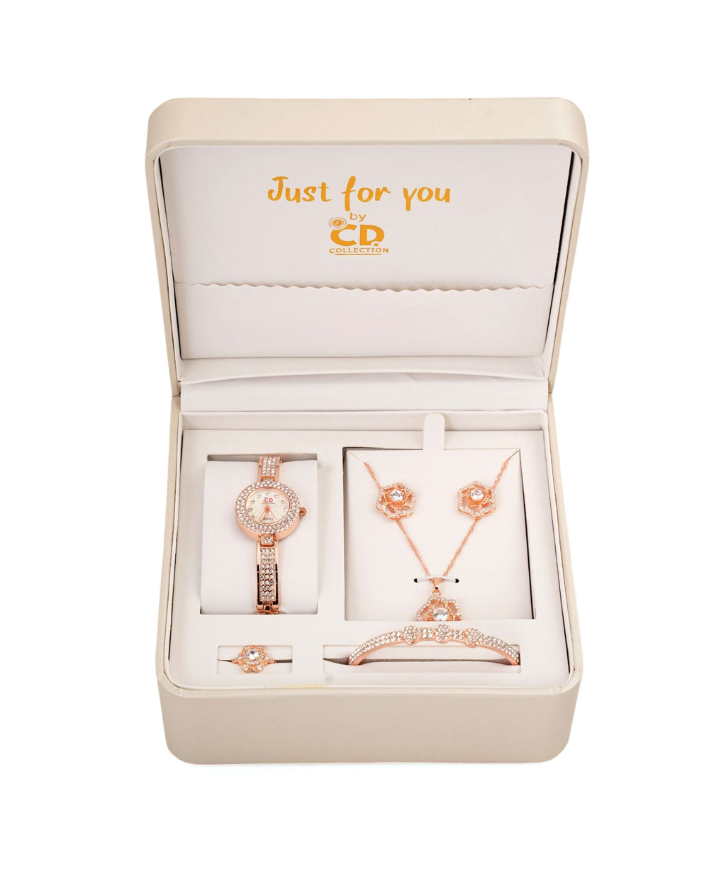 Women's Watch & Jewellery Gift Set