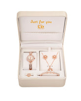 Women's Watch & Jewellery Gift Set