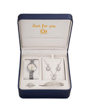 Women's Watch & Jewellery Gift Set