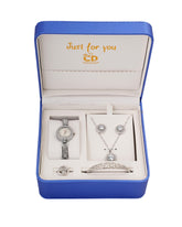 Women's Watch & Jewellery Gift Set