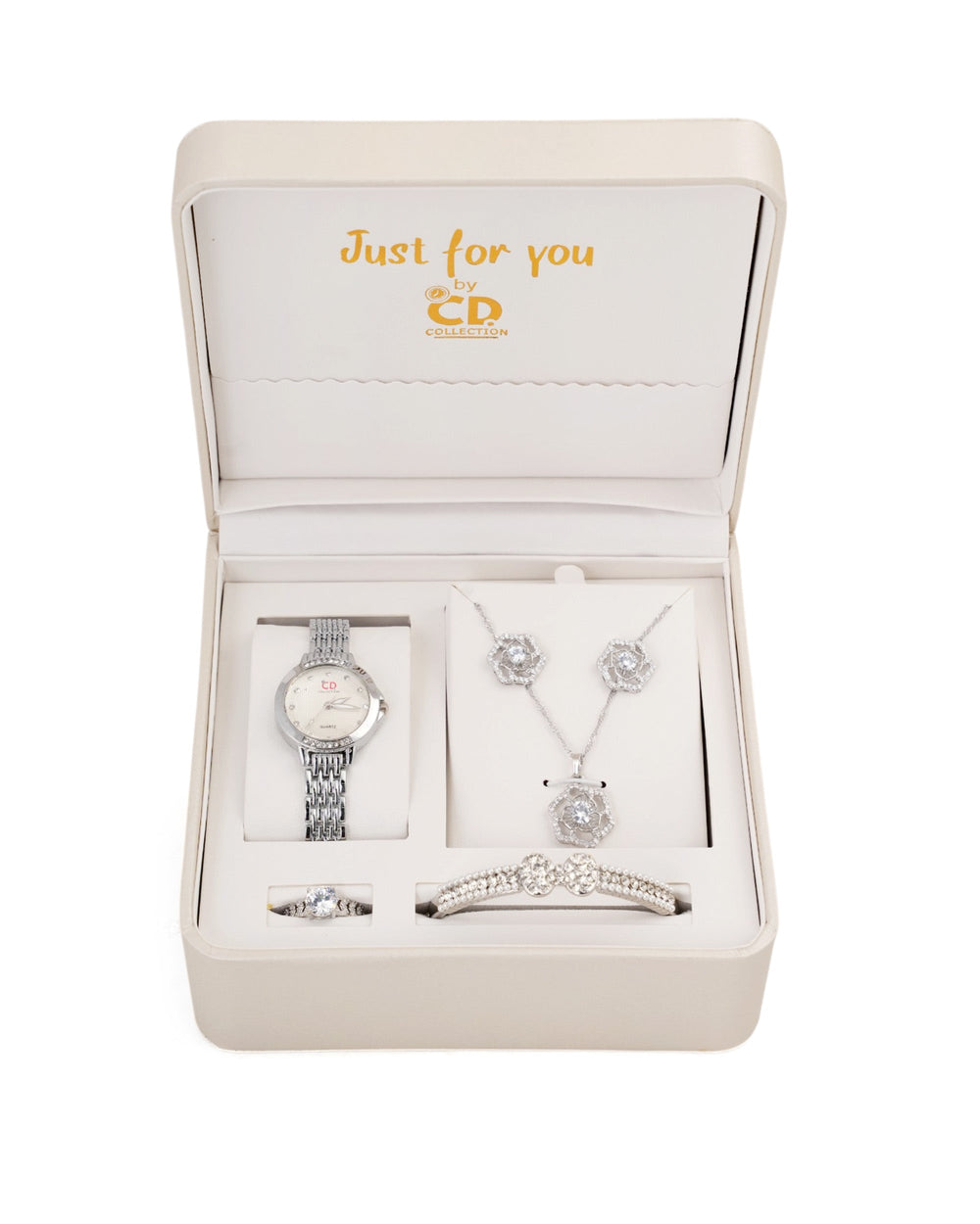 Women's Watch & Jewellery Gift Set