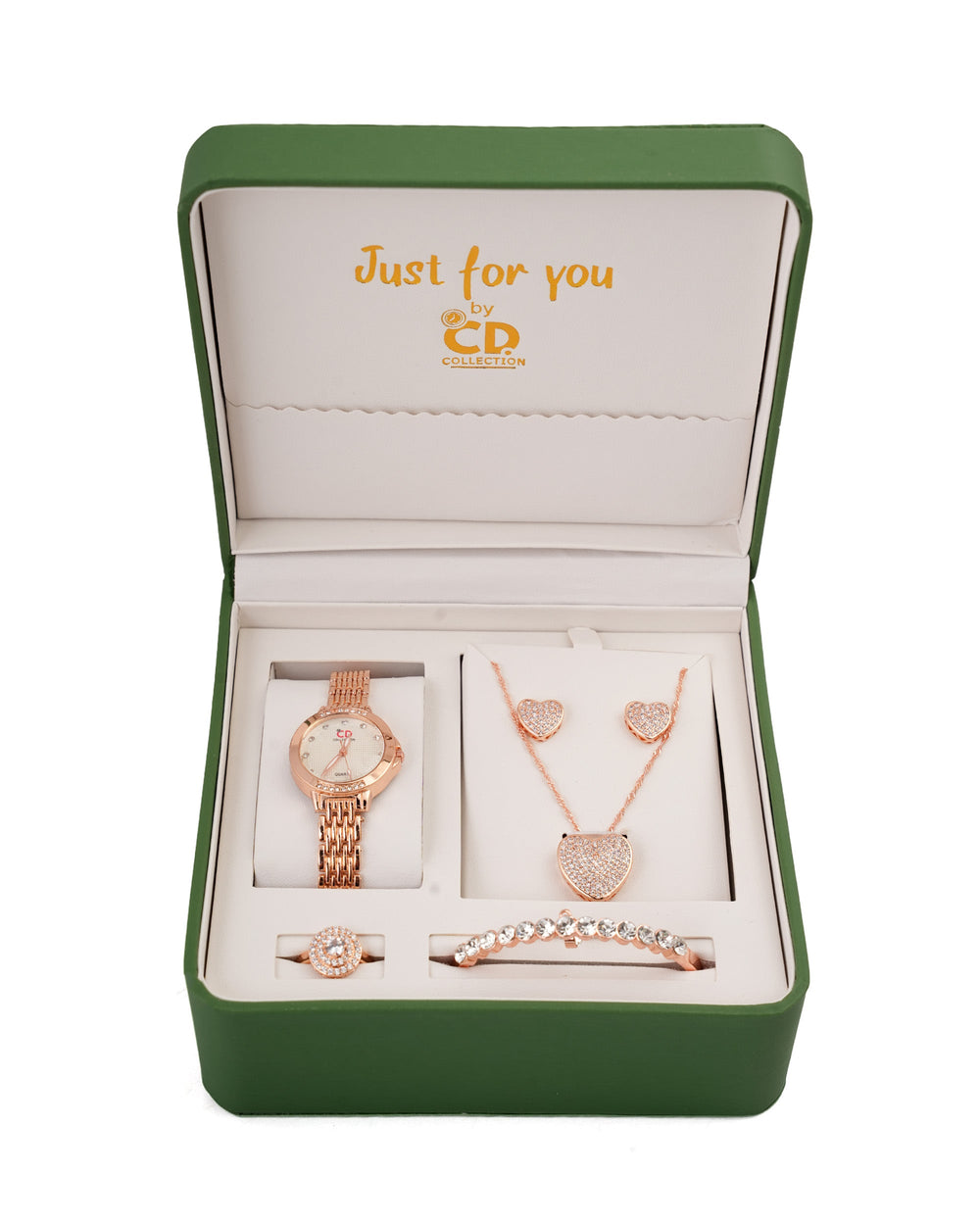 Women's Watch & Jewellery Gift Set