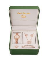 Women's Watch & Jewellery Gift Set