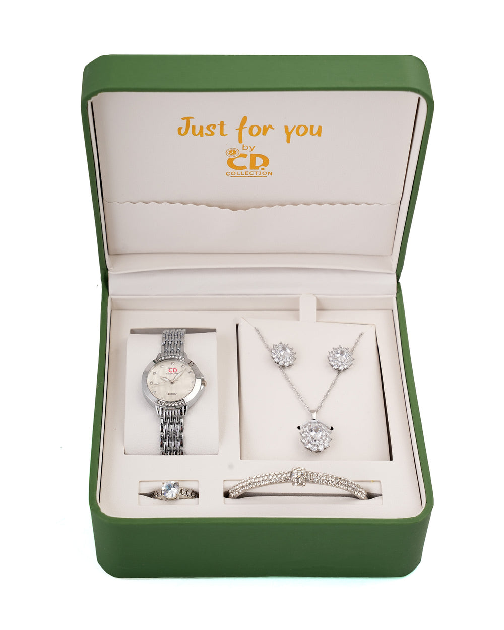 Women's Watch & Jewellery Gift Set