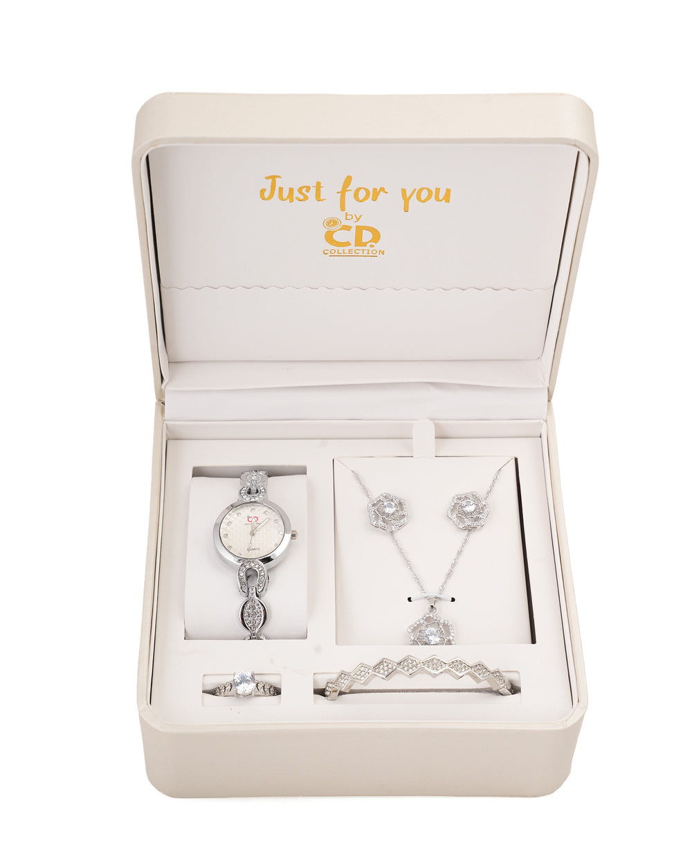 Women's Watch & Jewellery Gift Set
