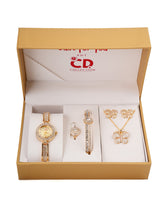 Women's Watch & Jewellery Gift Set