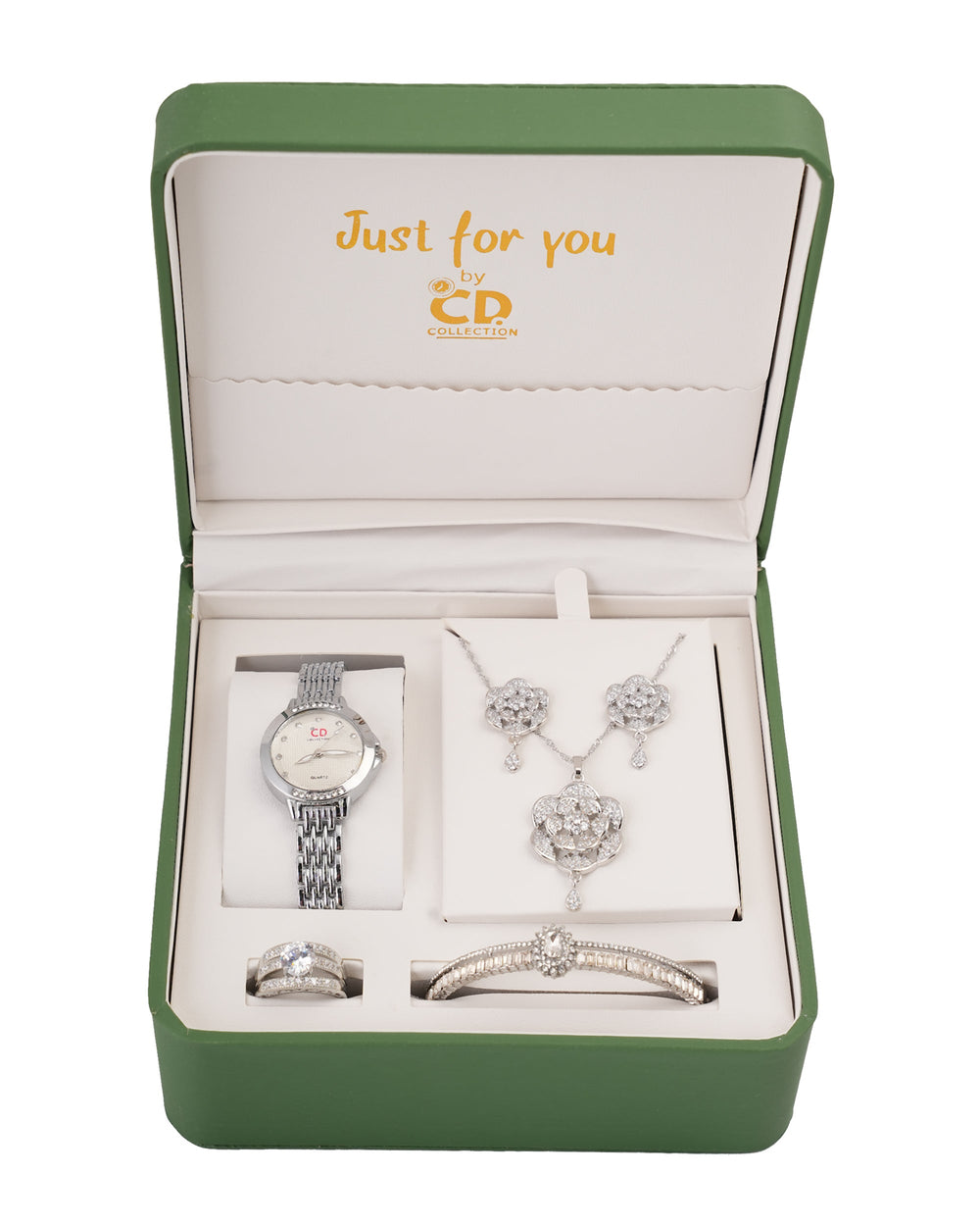 Women's Watch & Jewellery Gift Set