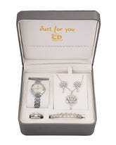 Women's Watch & Jewellery Gift Set
