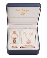 Women's Watch & Jewellery Gift Set