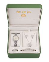 Women's Watch & Jewellery Gift Set