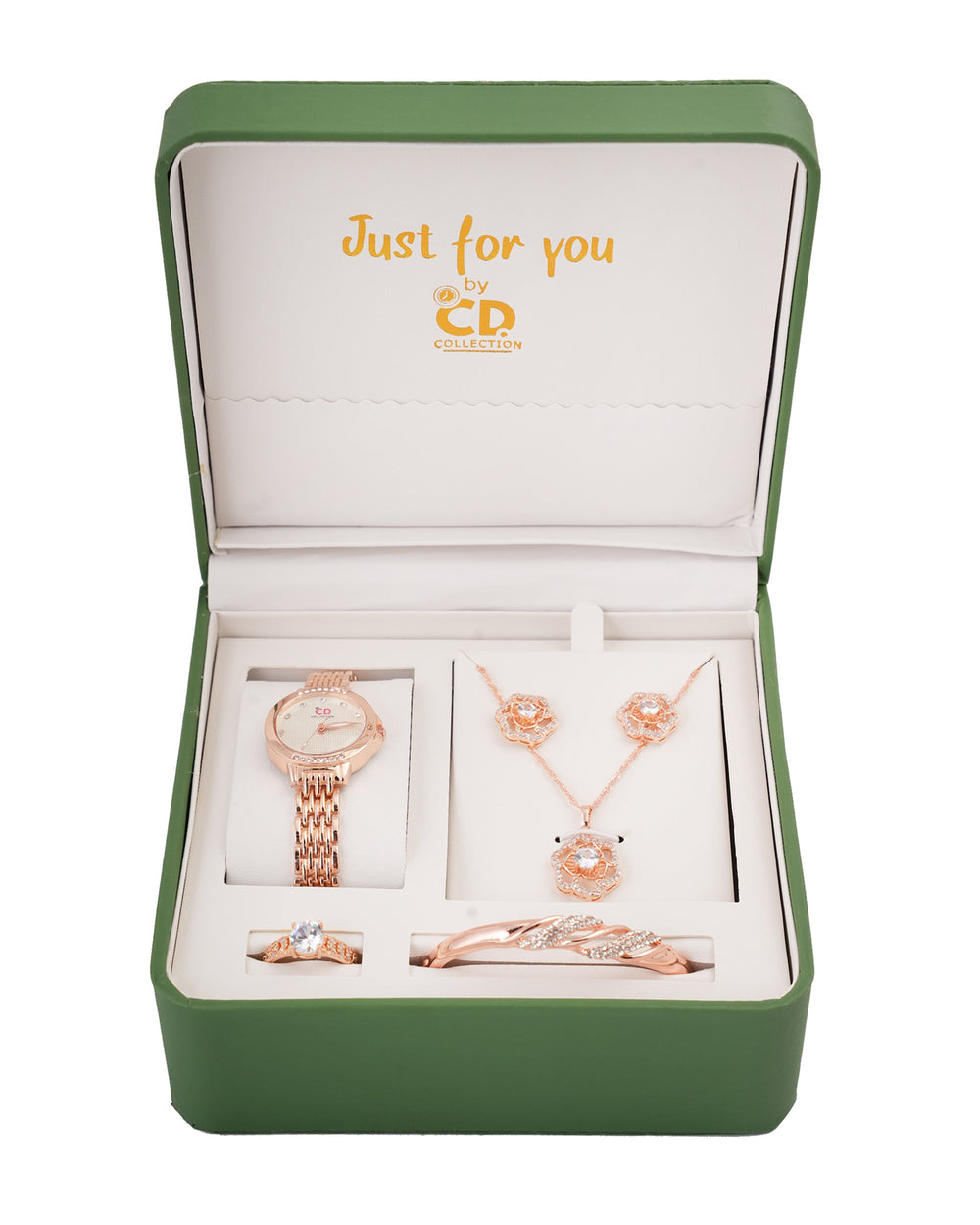Women's Watch & Jewellery Gift Set
