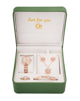 Women's Watch & Jewellery Gift Set