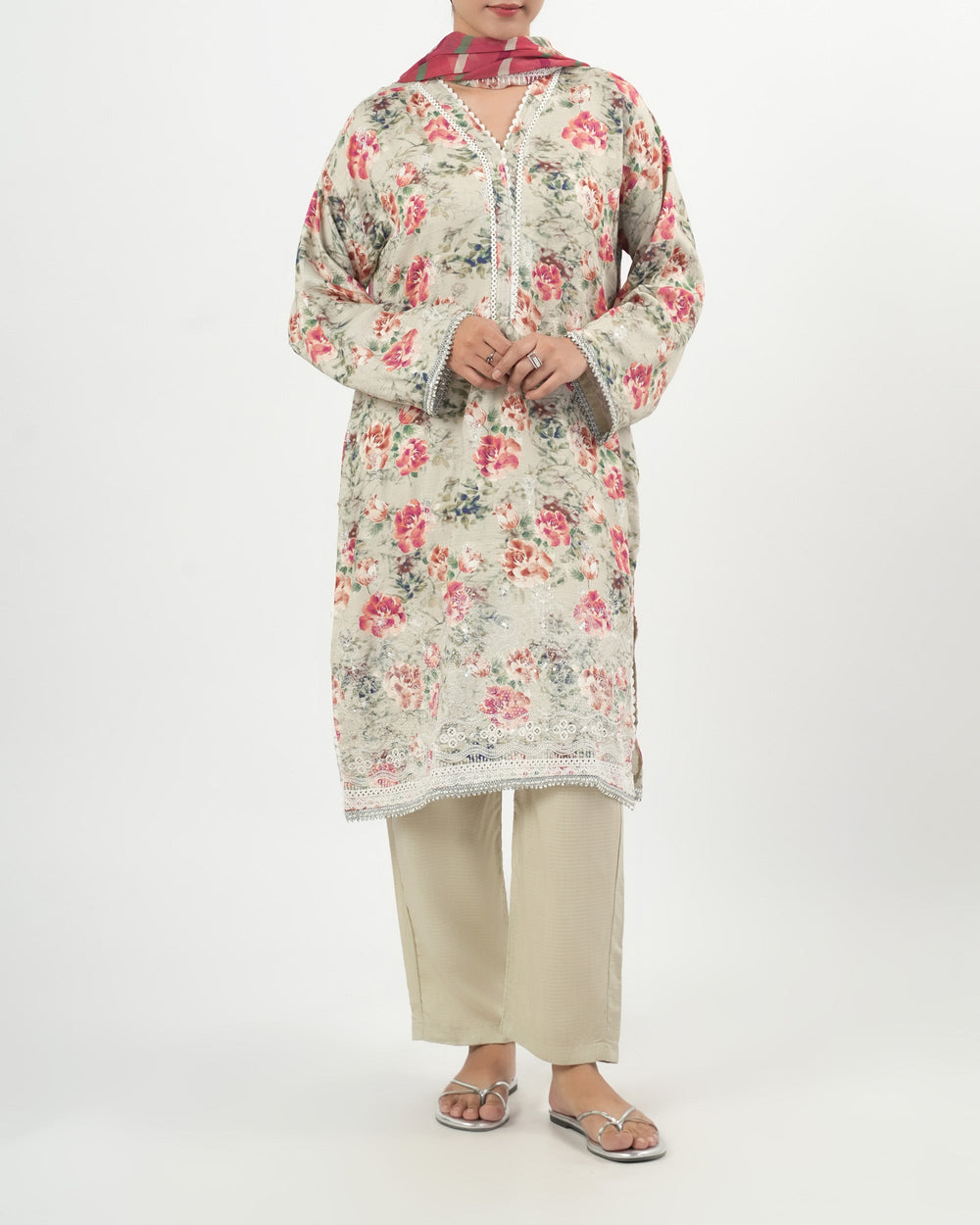Eminent Women's Signature Embroidered 3Pc Suit