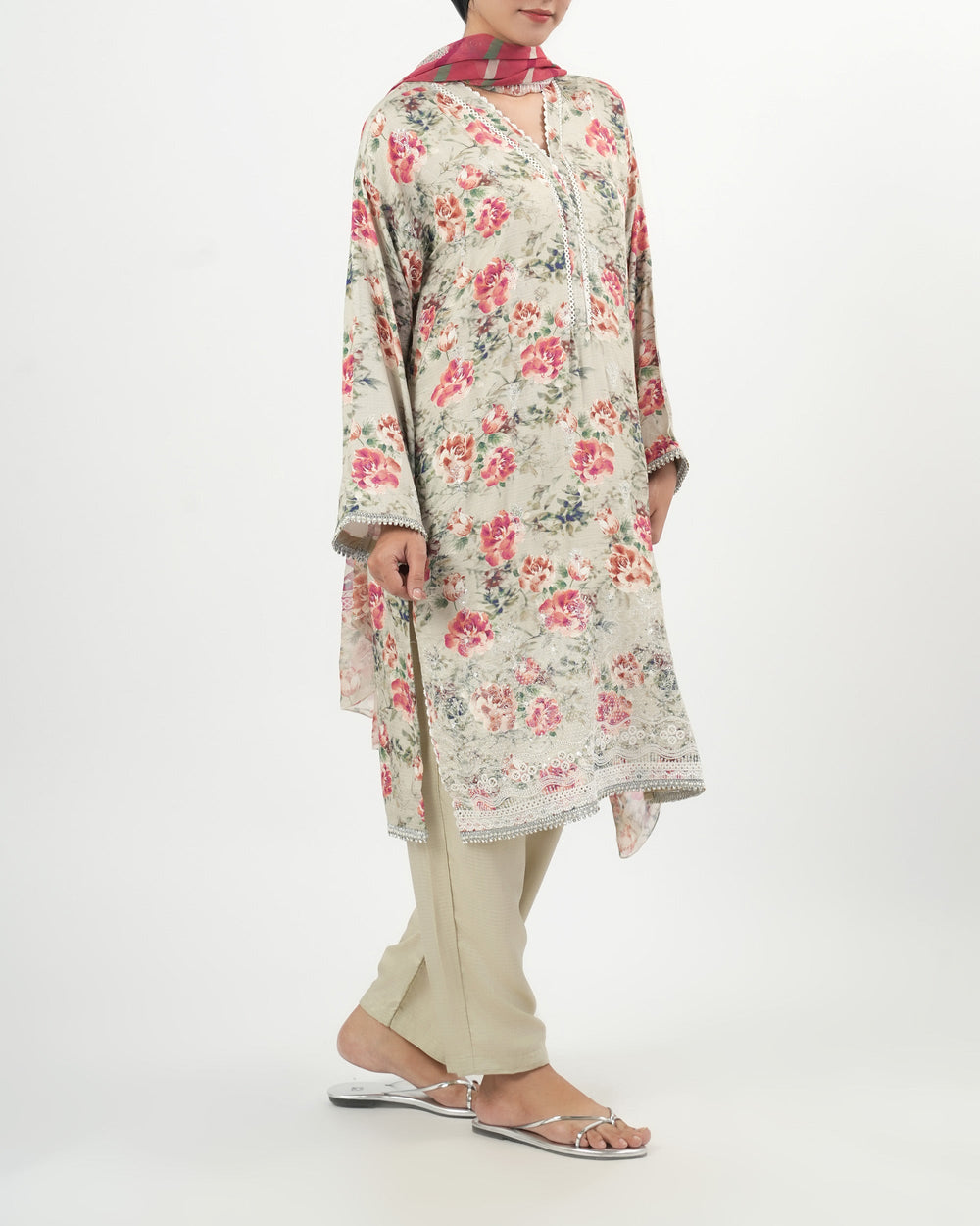 Eminent Women's Signature Embroidered 3Pc Suit