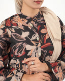 Valuables Women’s Printed Slub 2Pcs Suit