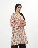 Valuables Women's Printed Jacquard Kurti