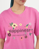 Valuables Women's Printed Drop Shoulder T-Shirt