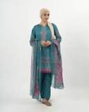 Valuables Women's Printed 3 Pc Suit