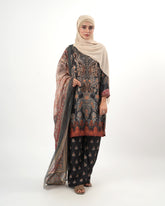Valuables Women's Printed 3 Pc Suit