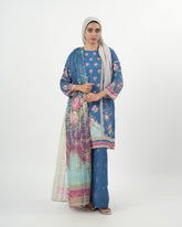 Valuables Women's Printed 3 Pc Suit